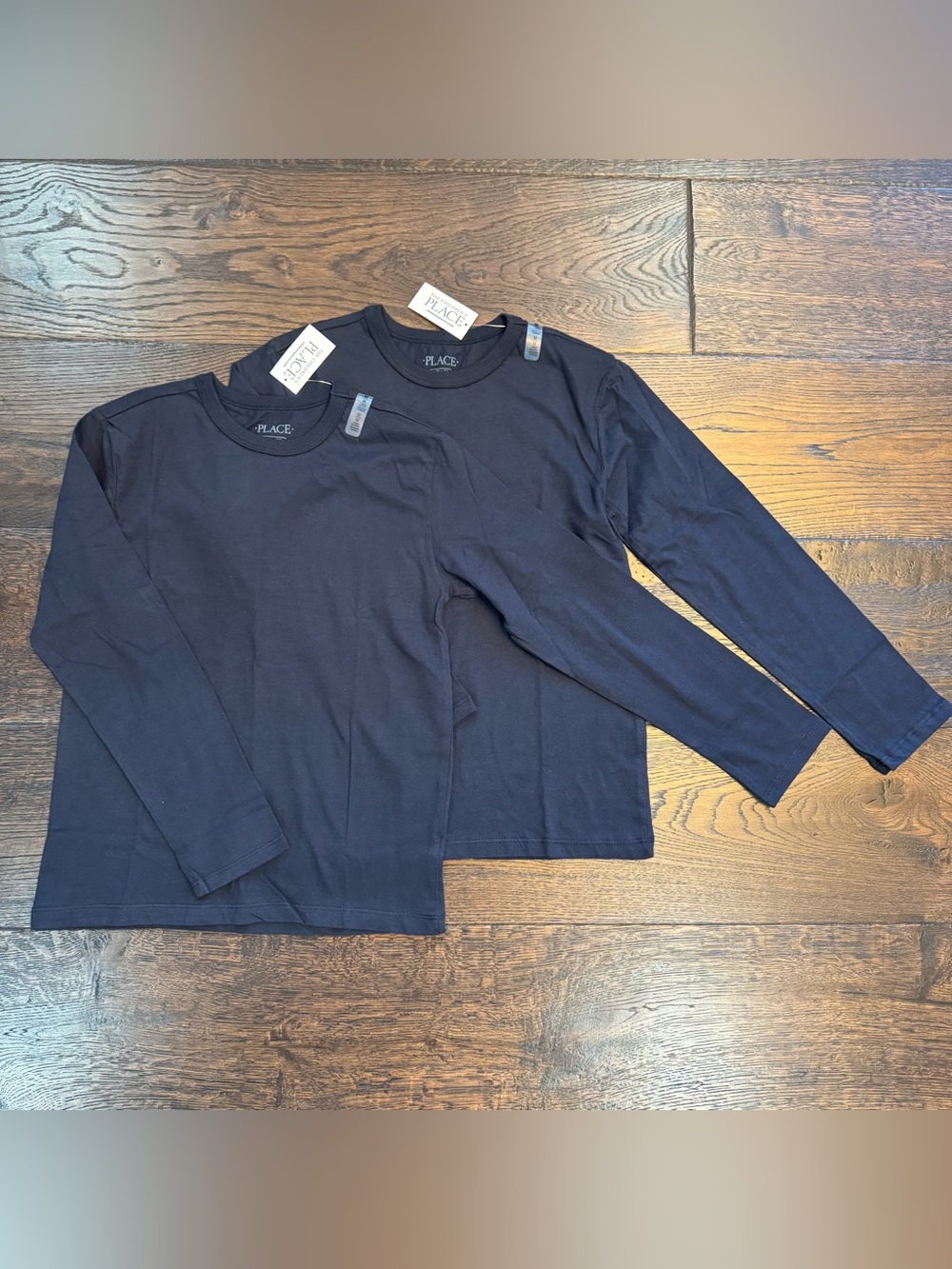 The Children's Place Boys' Navy Long-Sleeve Crew Neck Tee